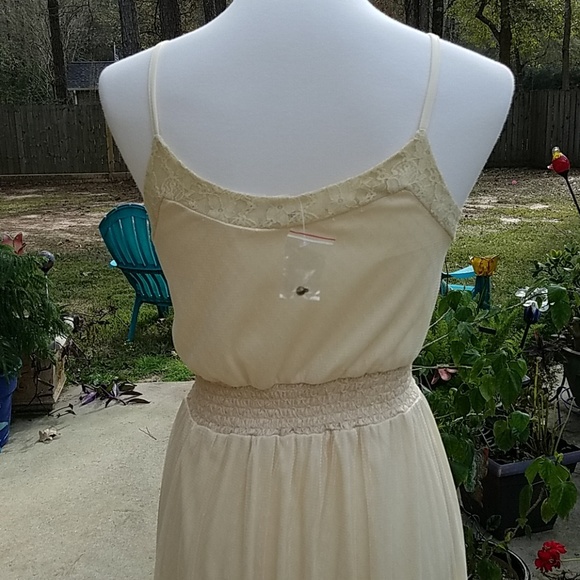 Double zero Cream vintage Bohemian lace dress - Picture 4 of 5